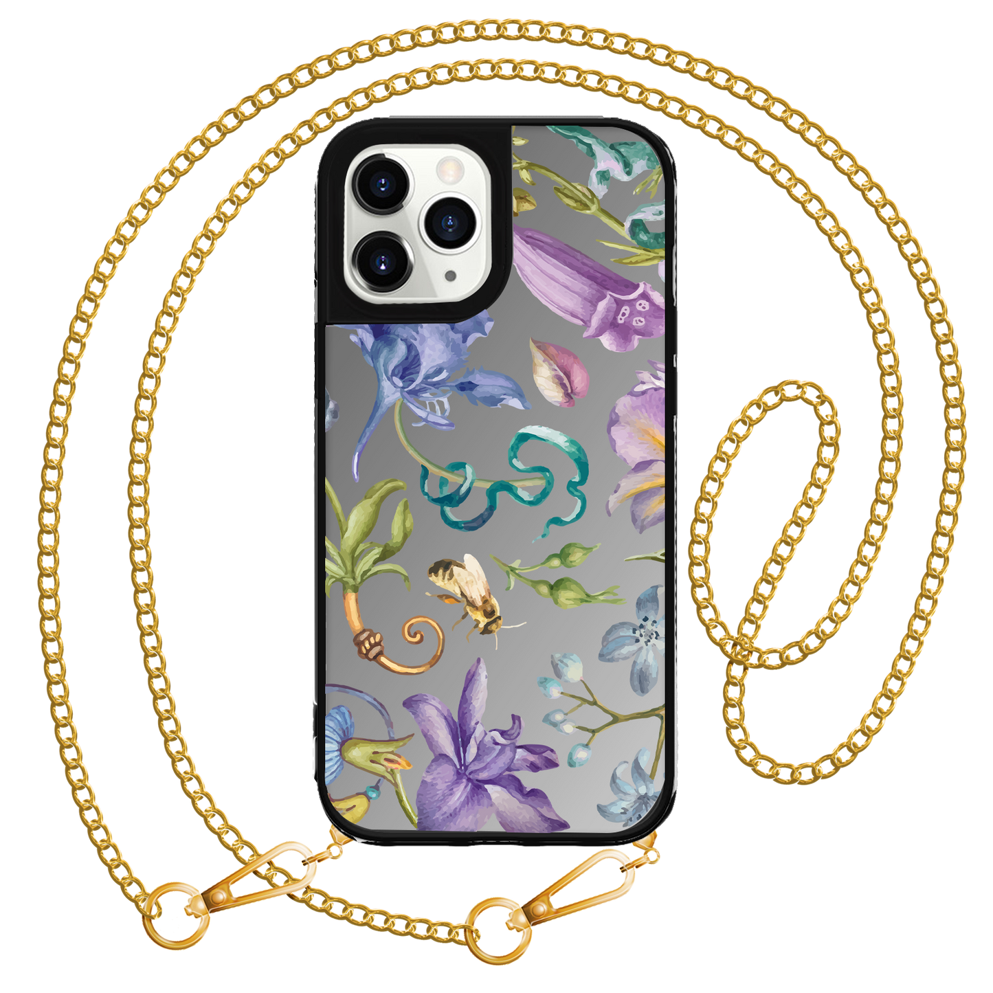 iPhone Mirror Grip Case - Violetta