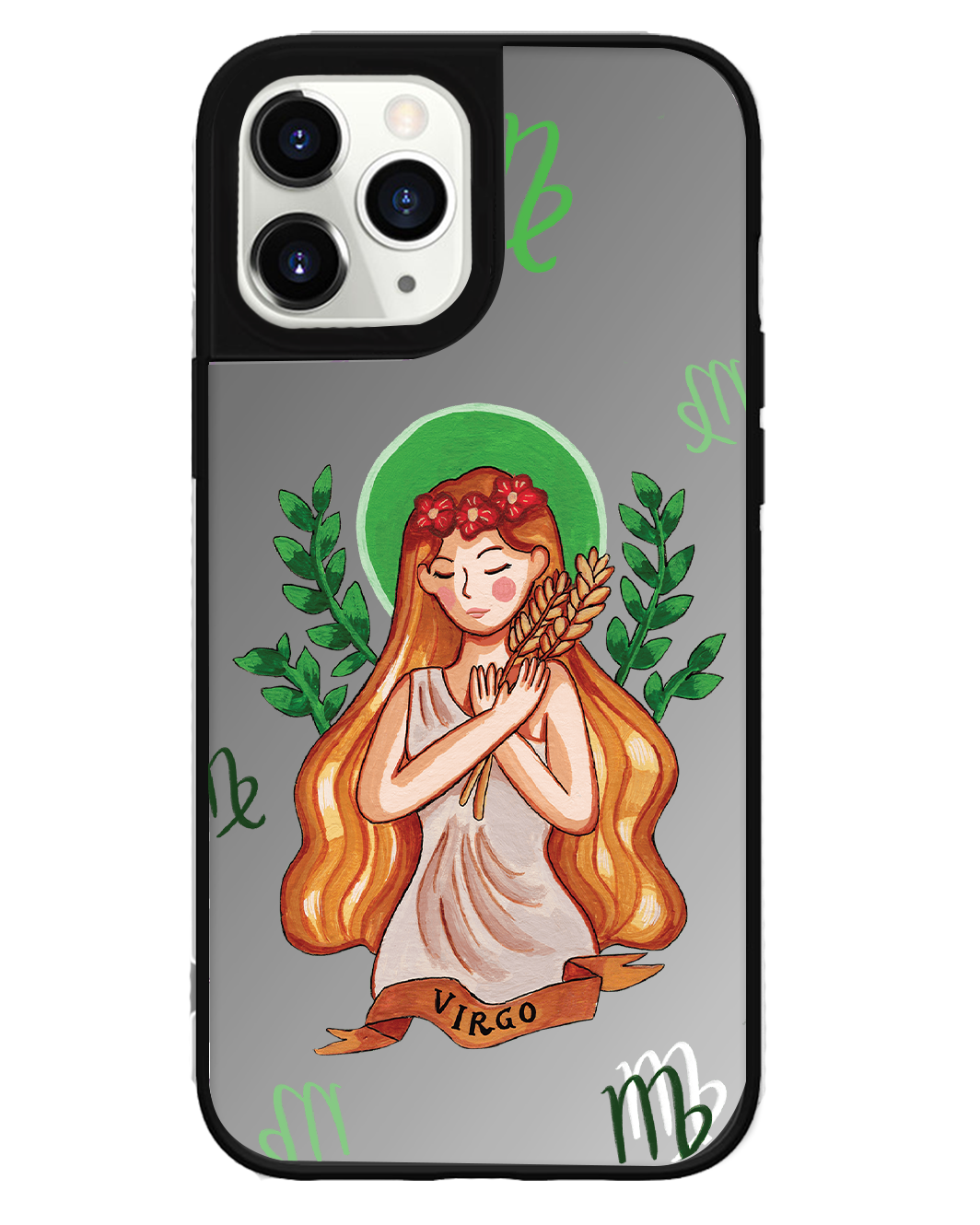 iPhone Mirror Grip Case - Virgo