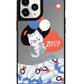 iPhone Mirror Grip Case - White Kitty