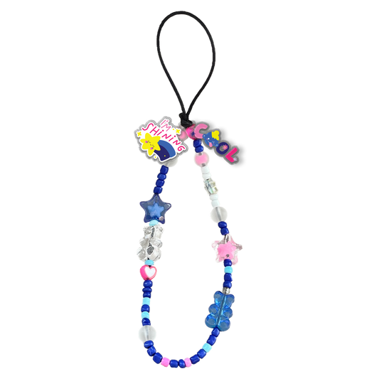 Beaded Strap with Acrylic Charm  - Monday My Day