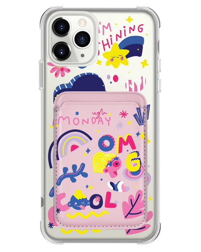 iPhone Magnetic Wallet Case - Monday My Day
