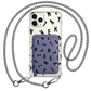 iPhone Magnetic Wallet Case - Custom Monogram 1.0 Noir