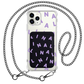 iPhone Magnetic Wallet Case - Custom Monogram 2.0 Lilac