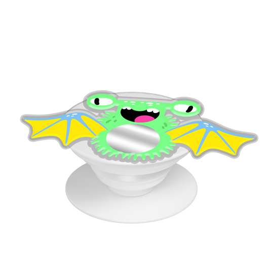 Pop Up Grip Mirror - Monster say keep going