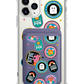 iPhone Magnetic Wallet Case - Monster Sticker Pack