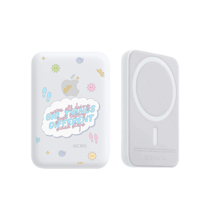 Magnetic Wireless Powerbank - Different Steps