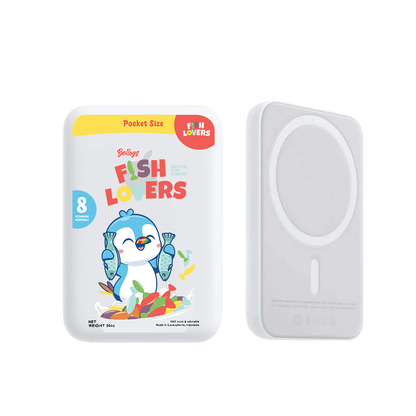 Magnetic Wireless Powerbank - Fish Lovers
