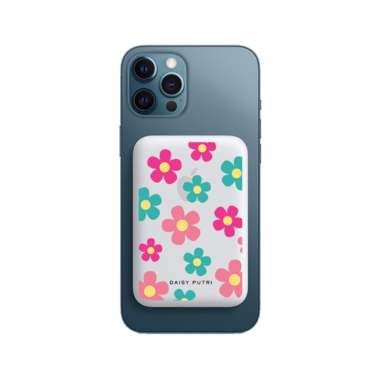 Magnetic Wireless Powerbank - Daisy Delight 2.0