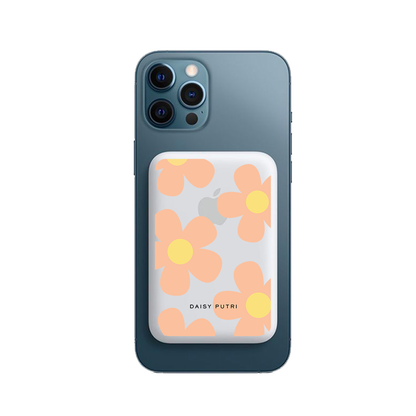 Magnetic Wireless Powerbank - Daisy Love