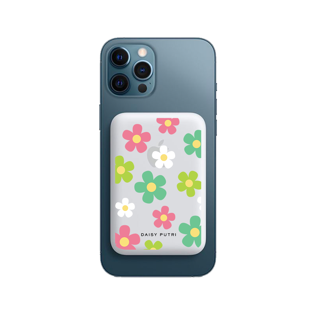 Magnetic Wireless Powerbank - Daisy Wild