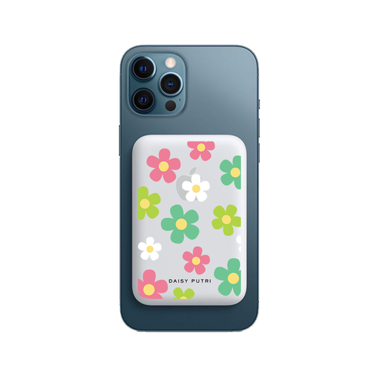 Magnetic Wireless Powerbank - Daisy Wild