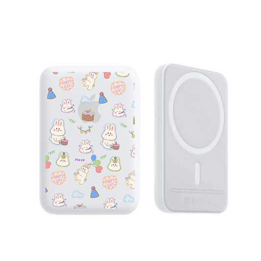 Magnetic Wireless Powerbank - Fun Party