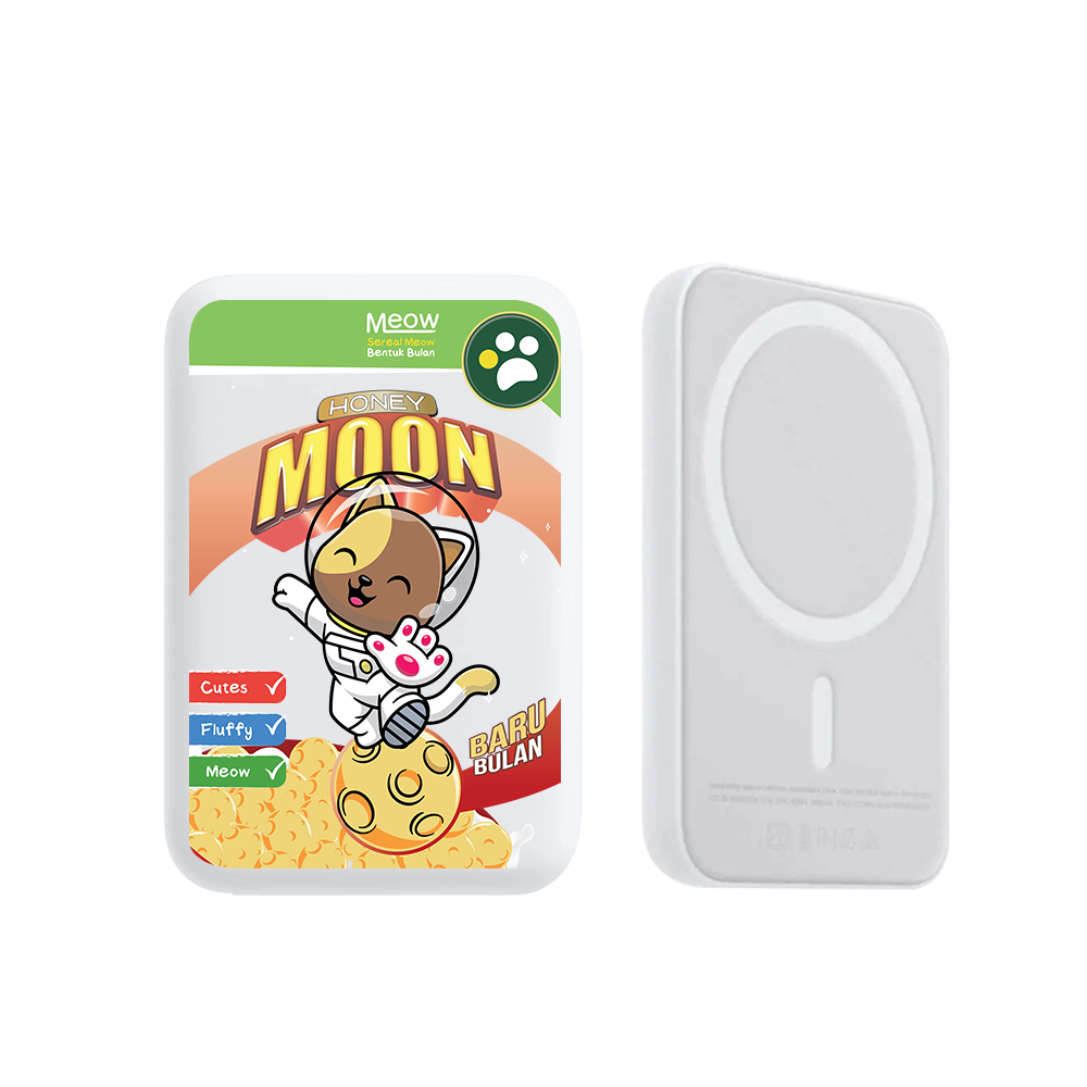 Magnetic Wireless Powerbank - Honey Moon