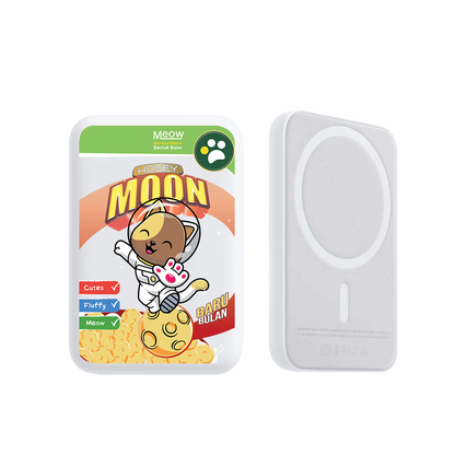 Magnetic Wireless Powerbank - Honey Moon