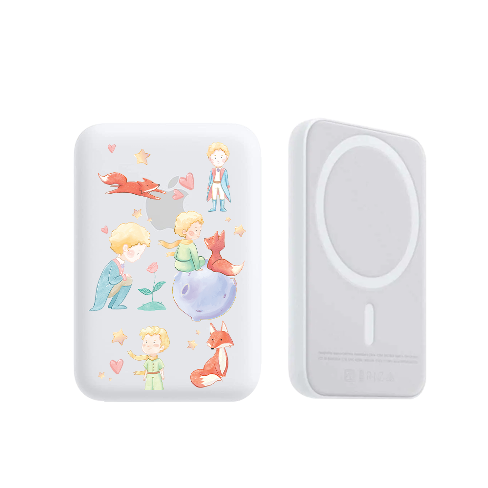 Magnetic Wireless Powerbank - Little Prince & Fox