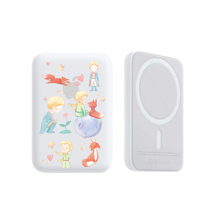 Magnetic Wireless Powerbank - Little Prince & Fox