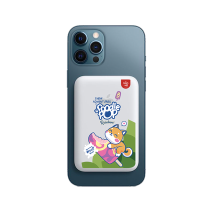Magnetic Wireless Powerbank - Poodle Pop