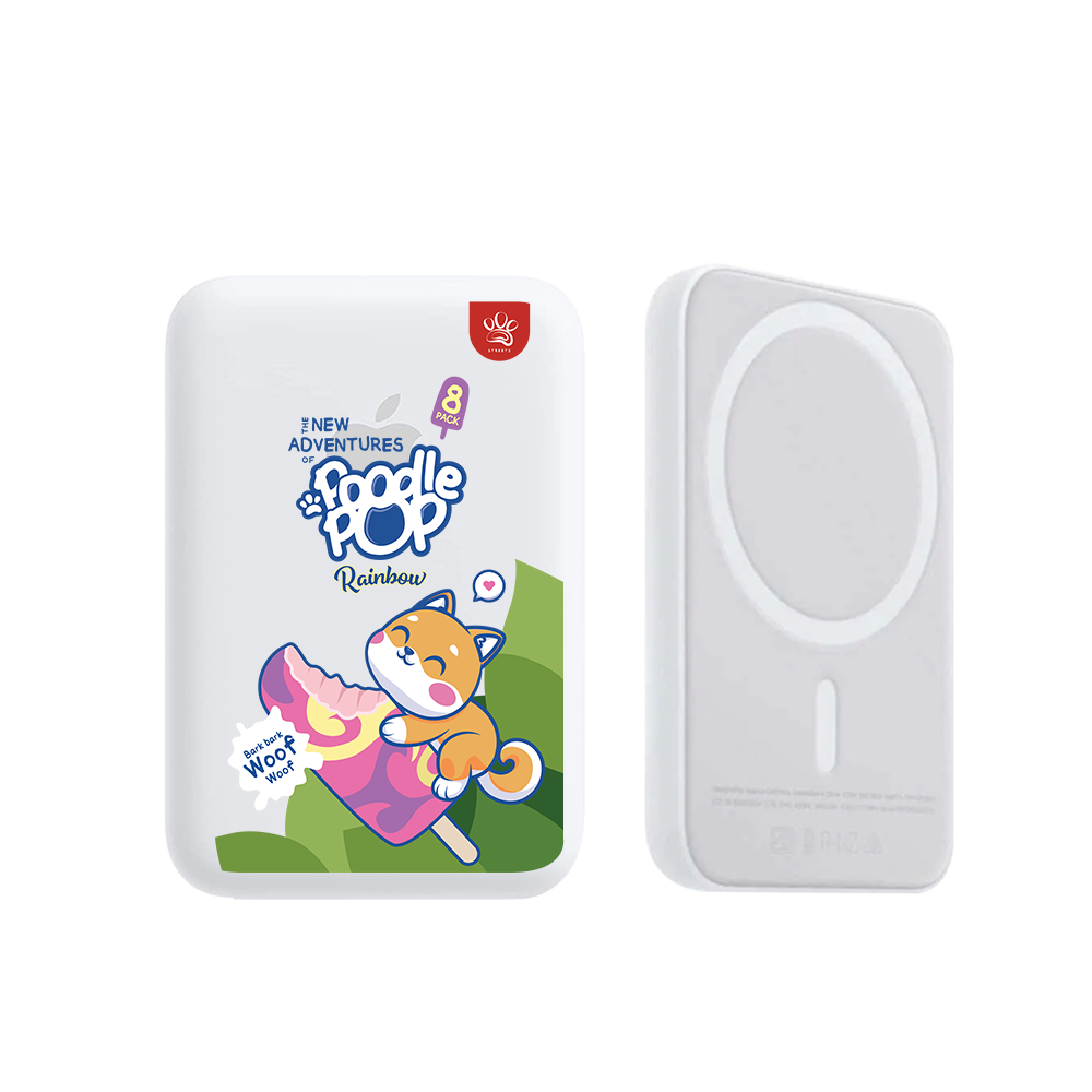 Magnetic Wireless Powerbank - Poodle Pop