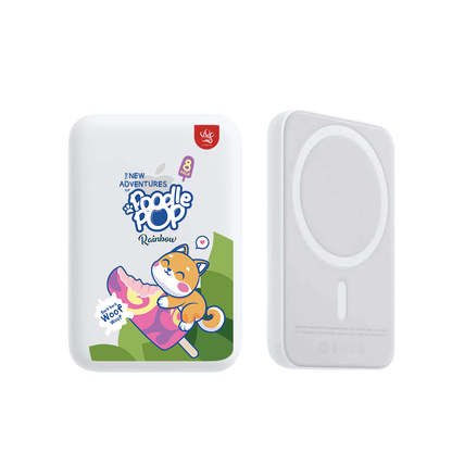 Magnetic Wireless Powerbank - Poodle Pop