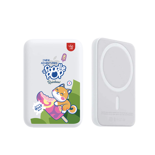 Magnetic Wireless Powerbank - Poodle Pop