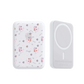 Magnetic Wireless Powerbank - Cherry Blossom