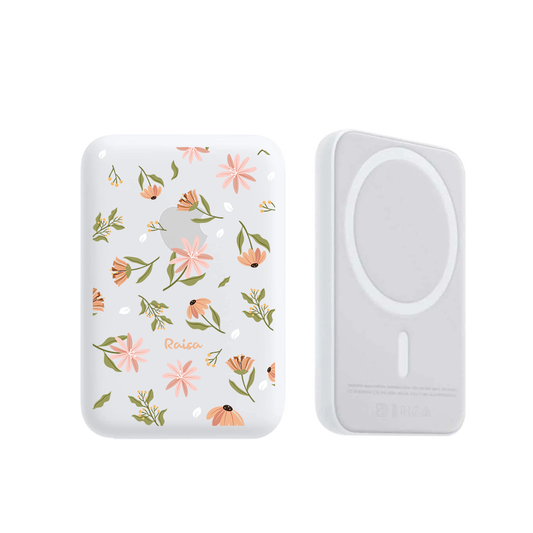 Magnetic Wireless Powerbank - Cosmos Flower