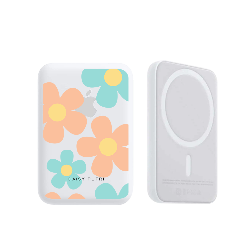 Magnetic Wireless Powerbank - Daisy Daze