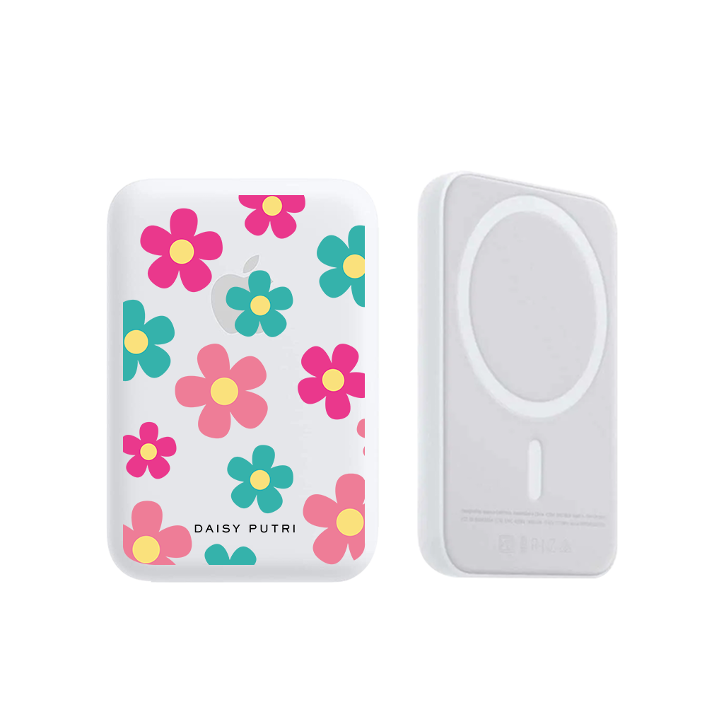 Magnetic Wireless Powerbank - Daisy Delight 2.0