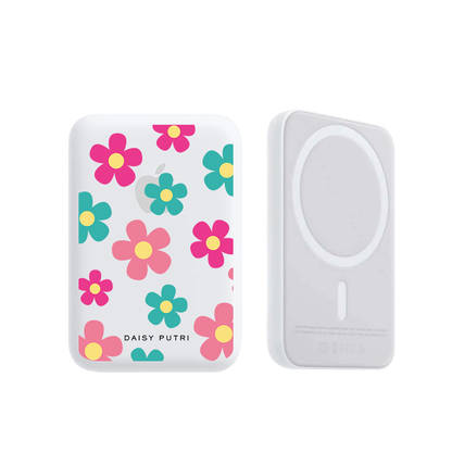 Magnetic Wireless Powerbank - Daisy Delight 2.0