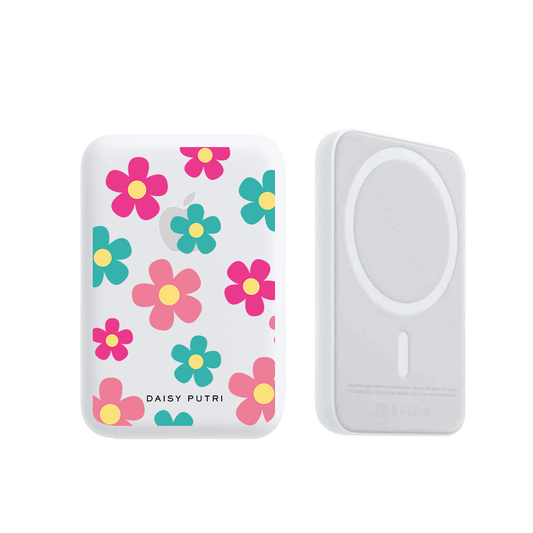 Magnetic Wireless Powerbank - Daisy Delight 2.0