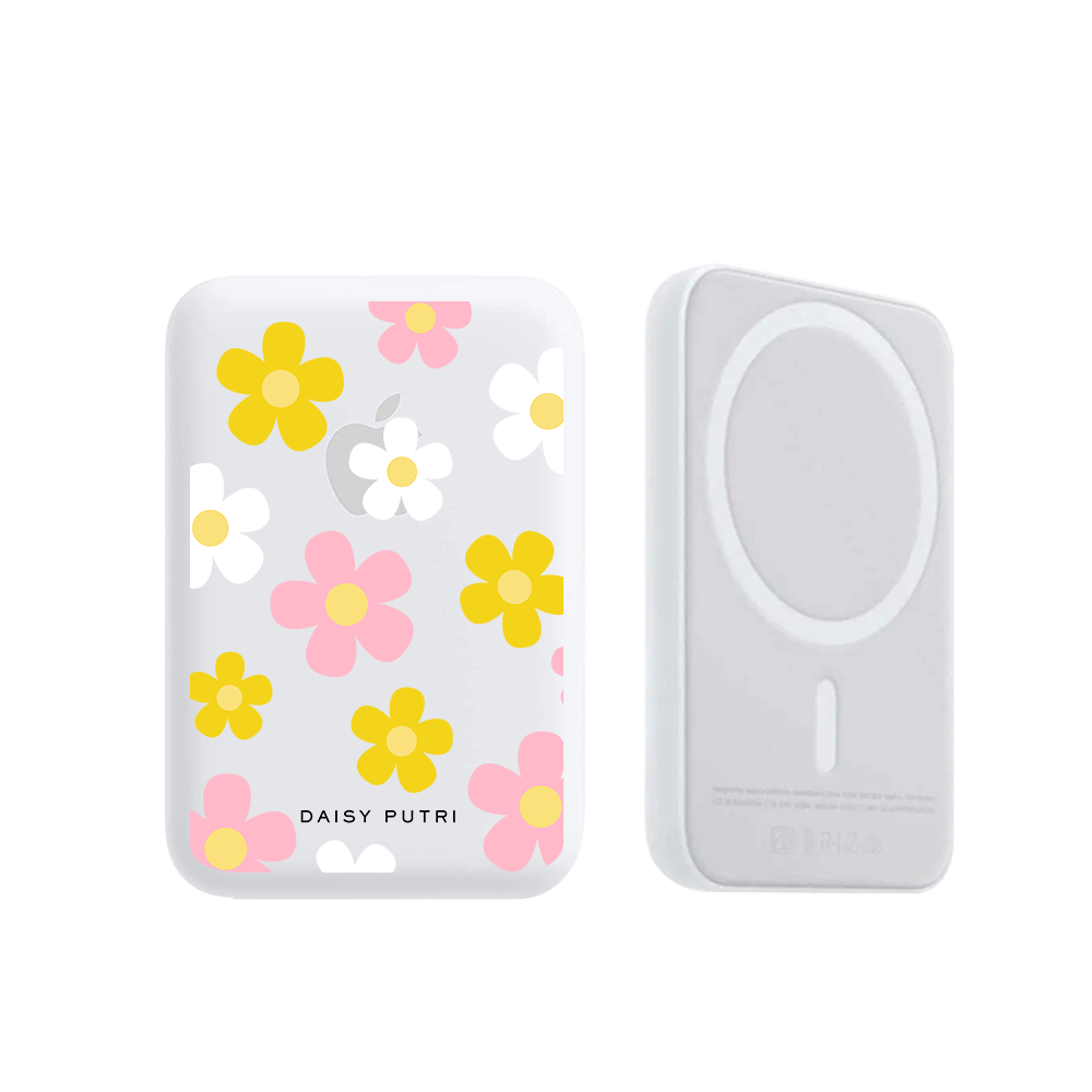 Magnetic Wireless Powerbank - Daisy Fresh