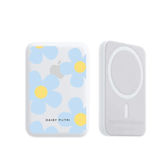 Magnetic Wireless Powerbank - Daisy Garland