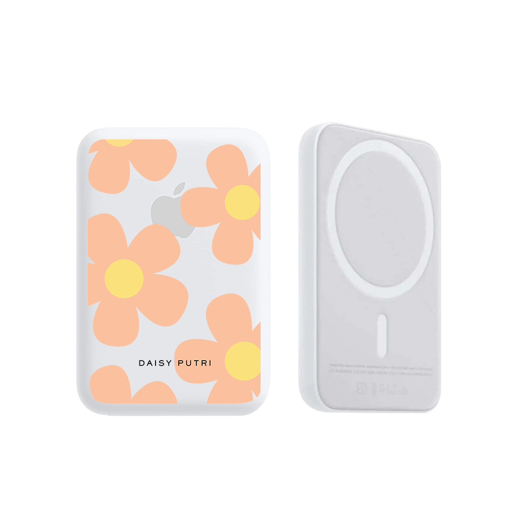 Magnetic Wireless Powerbank - Daisy Love