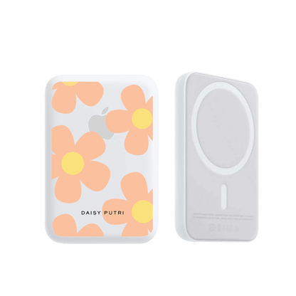 Magnetic Wireless Powerbank - Daisy Love