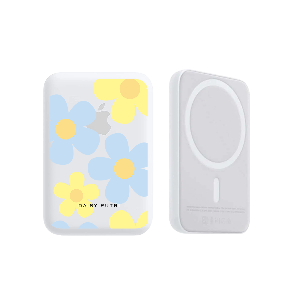 Magnetic Wireless Powerbank - Daisy Skies