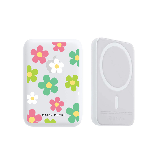Magnetic Wireless Powerbank - Daisy Wild