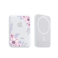 Magnetic Wireless Powerbank - Pink Blossom