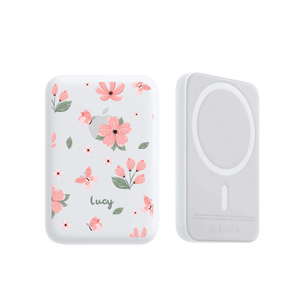Magnetic Wireless Powerbank - Pink Delight
