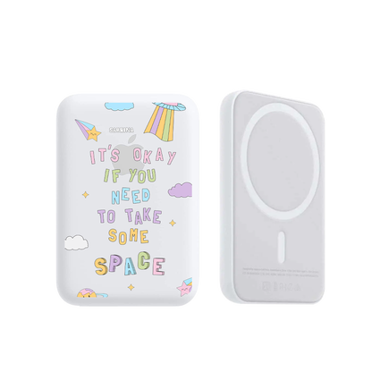 Magnetic Wireless Powerbank - Space