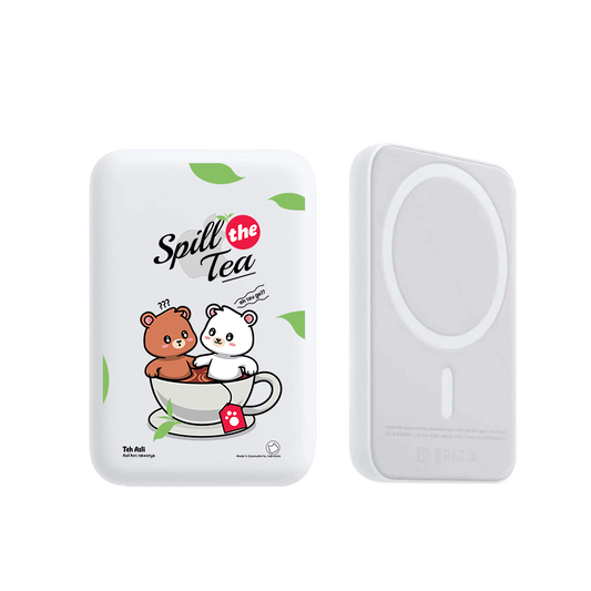 Magnetic Wireless Powerbank - Spill the Tea