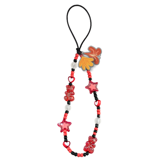 Beaded Strap with Acrylic Charm  - Nature Lovers