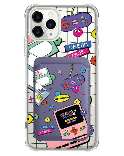 iPhone Magnetic Wallet Case - NCT Glitch Mode