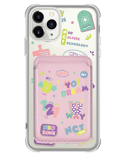 iPhone Magnetic Wallet Case - NCT Sticker Pack