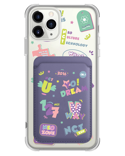 iPhone Magnetic Wallet Case - NCT Sticker Pack