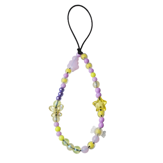 Beaded Strap - Lilac Yellow