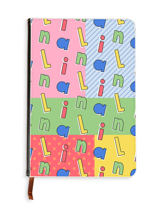 Leather Bookpaper Notebook - Abstract Monogram 1.0
