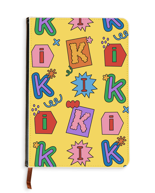 Leather Bookpaper Notebook - Adorable Monogram