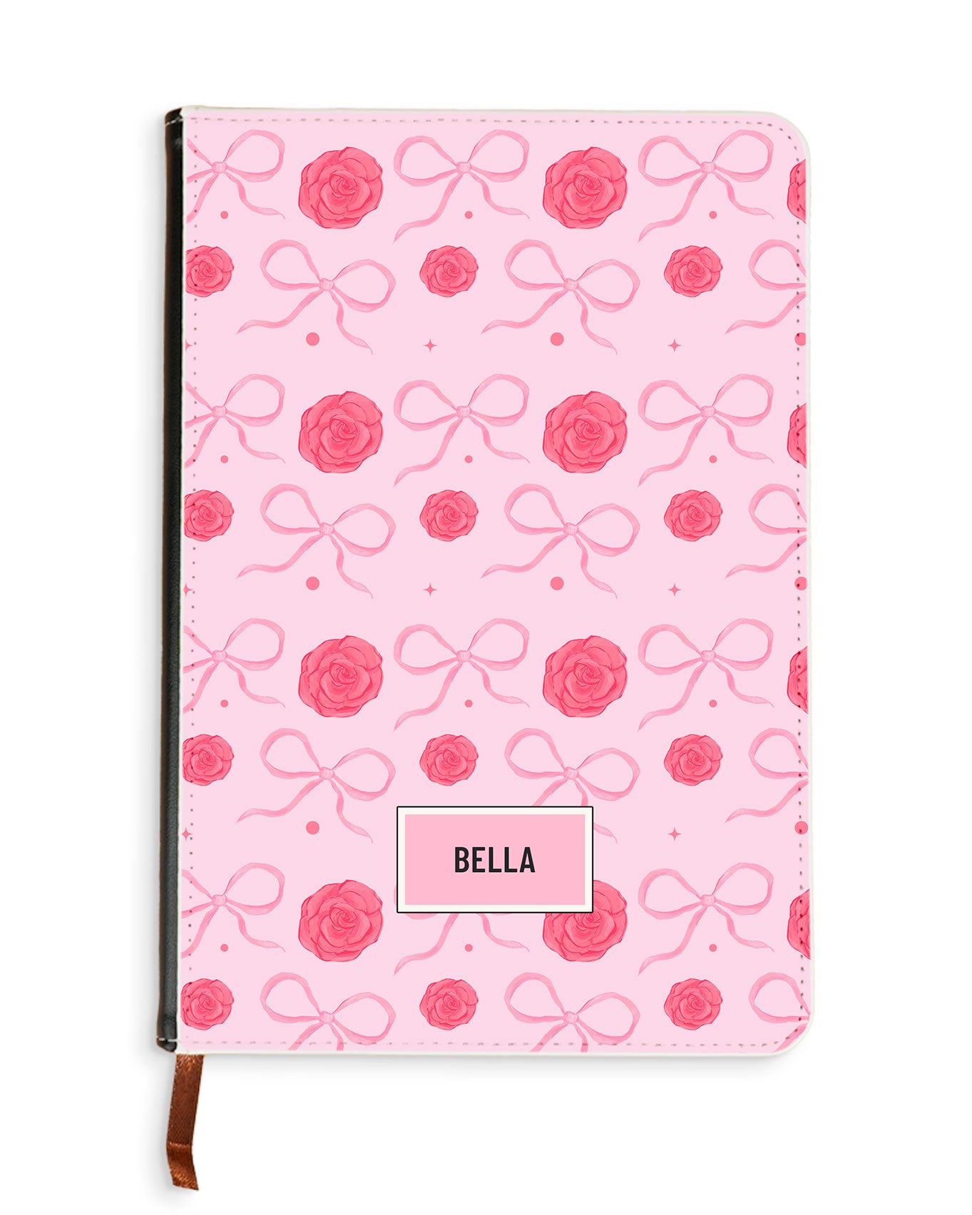 Leather Bookpaper Notebook - Coquette Rose