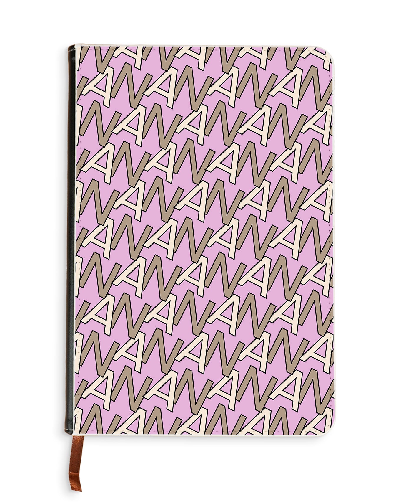 Leather Bookpaper Notebook - Initial Monogram 4.0