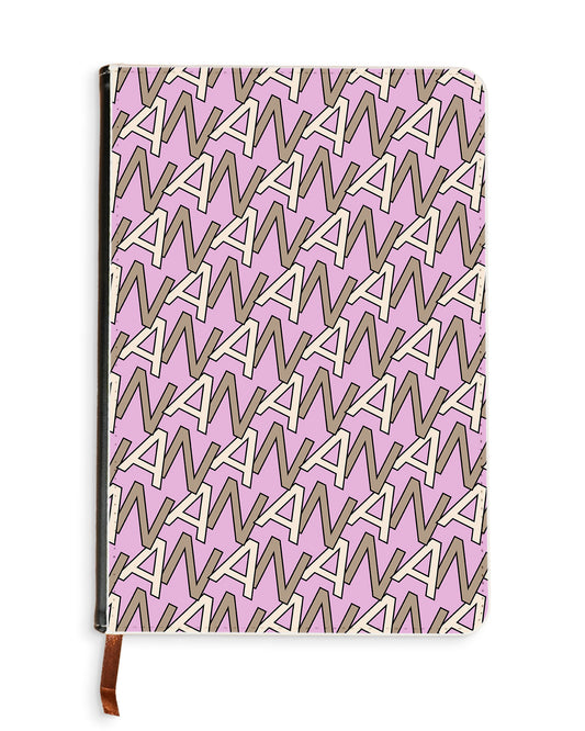 Leather Bookpaper Notebook - Initial Monogram 4.0